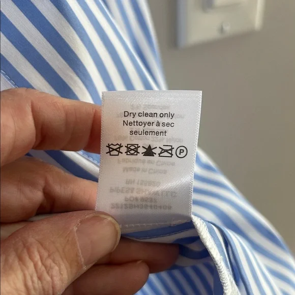 Veronica Beard Whitman Ruffle Button up Shirt Bluebell - Picture 12 of 14